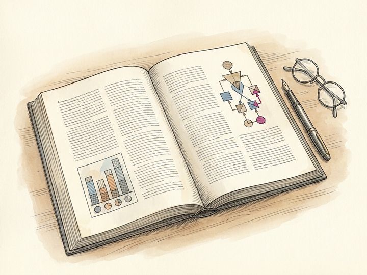 Bound conference proceedings open to a two-column paper